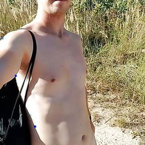 Aleksnudist naked in nature