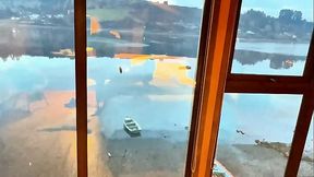 Amateur couple in Sizigia Castro hotel have romantic sex. Full cumshot video online.
