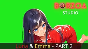 Futa Teen Blows busty stepsis in creampie-filled stepfamily fantasy scene