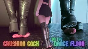 Crushing Your Cock on The Dance Floor in Platform Boots - Trample, Shoejob, Ballbusting, CBT, Stomp, Trampling, Bootjob