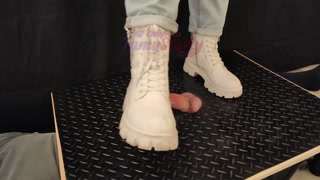 CBT in Combat Boots with TamyStarly - Ballbusting, Trampling, Cock Crush, Cock Trample, Bootjob