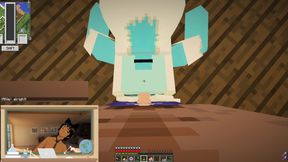 Minecraft Jenny Mod Summoning a Genie Called Allie and Wishing Sexual Favors From Her Like Deepthroat