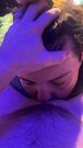 She’s sucking my big clit