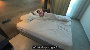 step mom - tori mur - shares bed with stepson in hotel - things get wild! full
