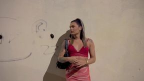 vi o moco de pau duro na rua, chamei prum canto, mamei na rua e depois levei la pra conhecer minha casa