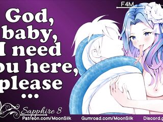 [Patreon Preview] [F4M] Lamia Girlfriend is Also Worked Up Over U~! [Lamia GFx Human Listener]