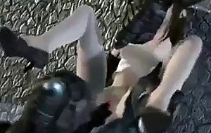 Horny 3d hentai chick gets fucked