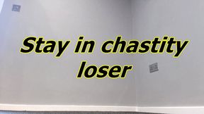 Chastity for another week (wmv)