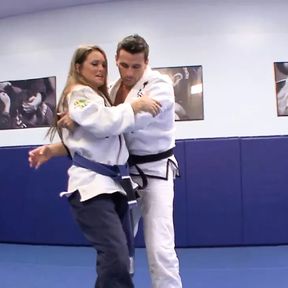 Karate girl is so pretty and has hardcore sex with her coach