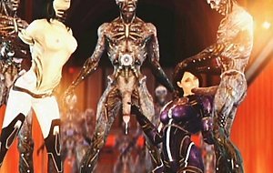 3D Princesses Destroyed by Monsters