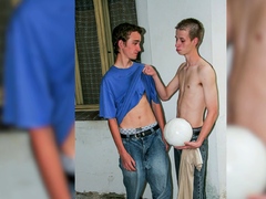 Two cute skinny boys doing striptease pic compilation