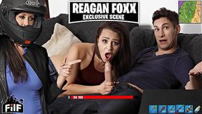 FILF - milf Reagan Foxx Steals boyfriend's Cock From His Girlfriend