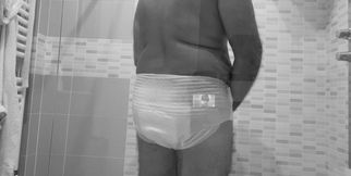 Diaper and shower