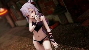 genshin impact keqing sex street and undress dance at night hentai creampie mmd 3d soft red hair