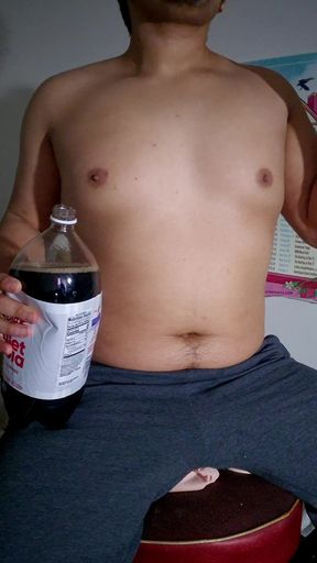 Helpless Belching Ex Jock Releases Gassy Ball Belly