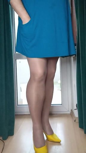 Mini Dress and High Heels