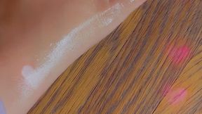 Slow Jams and Fresh Pedicure Hot Oiled Toes