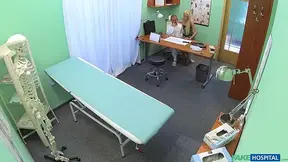 Married Blonde Wife Gets Oral and Fucked in Fake Hospital
