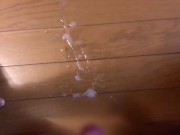【日本人】唾液と我慢汁にまみれていやらしい音を立てながら大量射精する変態チンポ【#24】