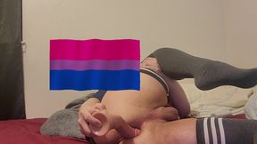 Fucking my bussy with my New 11inch Dildo