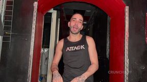 barebak porn made in spain with pornstars in fetish leather outfits