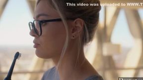 The Boss Put The Blonde On A Chain And Fucked Her In Her Juicy Pussy With Amber Moore And Mick Blue