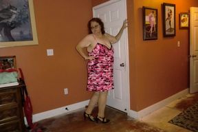 Sexy Stip From Pink Camo Lingerie, I Am Wearing a