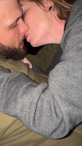 She Couldn't Wait until we got Home so we Pulled into a Church Parking LoT