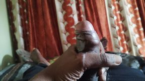 Hand job to cum in my hand very huge load of cum