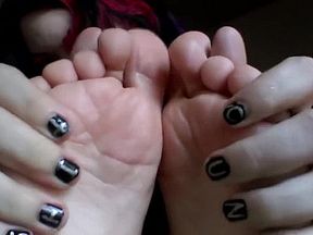 Goth Pink Soles and Lotion