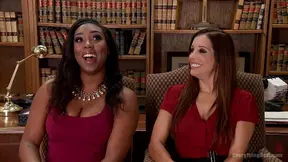 Adorable Lisa Tiffian & Francisca Le Enjoy Hot Lesbian Interracial Action