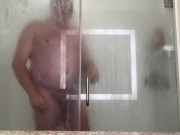 Fun in the Texas Hotel Shower