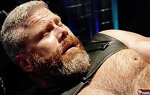 Hot hairy daddies Cain Marko and Jack Vidra fuck hard