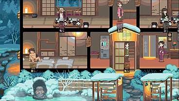 Yukiya Hot Spring ~The Waters of Fertility [Hentai game PornPlay] Ep.4 I cum in her wife pussy while her husband was resting in his bed