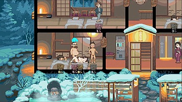 Yukiya Hot Spring ~The Waters of Fertility [Hentai game PornPlay] Ep.4 I cum in her wife pussy while her husband was resting in his bed
