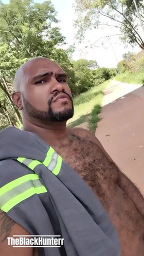 Coming back from work I stopped to pee and ended up taking off all my clothes on the street   Clip 1