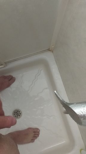 In the shower