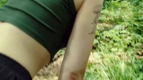 Lesbian Domination in the Forest: Lezdom &mdash;  Bondage and Pussy Eating with Mushroom Sofi (Eva Elfie)