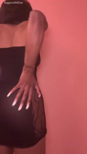 See Through Dress with a bit of Sensual Cream.