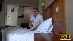 Squirting bound bdsm sub