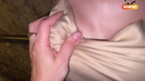 Blonde Cheats BF Stranger Chokes Gushing Ass Destroyed Cum Flood