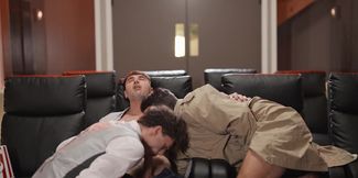 Appealing guys push the limits of their big dicks in a charming threesome