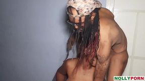 tall lizzy got sucked and fucked by popular nigerian porn star strawberry tripsy