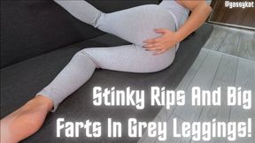GassyKat’s Grey Leggings Farts Are BIOHAZARDS! Nastiest Farts Ever!