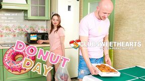 ClubSweethearts' most depraved orgies on Donut Day: cum-soaked donut butts & nasty anal&#x1F44C; ravaging