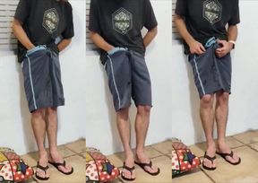 That time your straight friend jerked-off in his shorts in front of