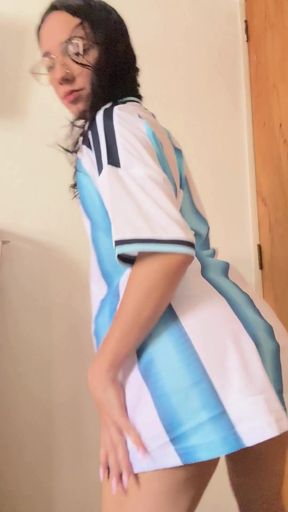 Sexy soccer fan