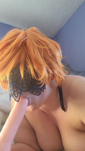 Blow job, see full video on my free to 100 fans only fans page, link in my profile