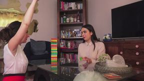 Sophia and Alicia Play Strip Jenga 2026
