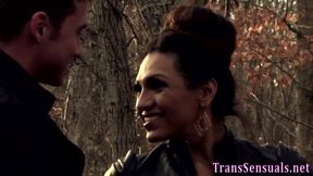 Busty tgirls ass rimmed